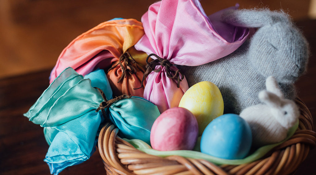 DIY Silk Easter Bunnies