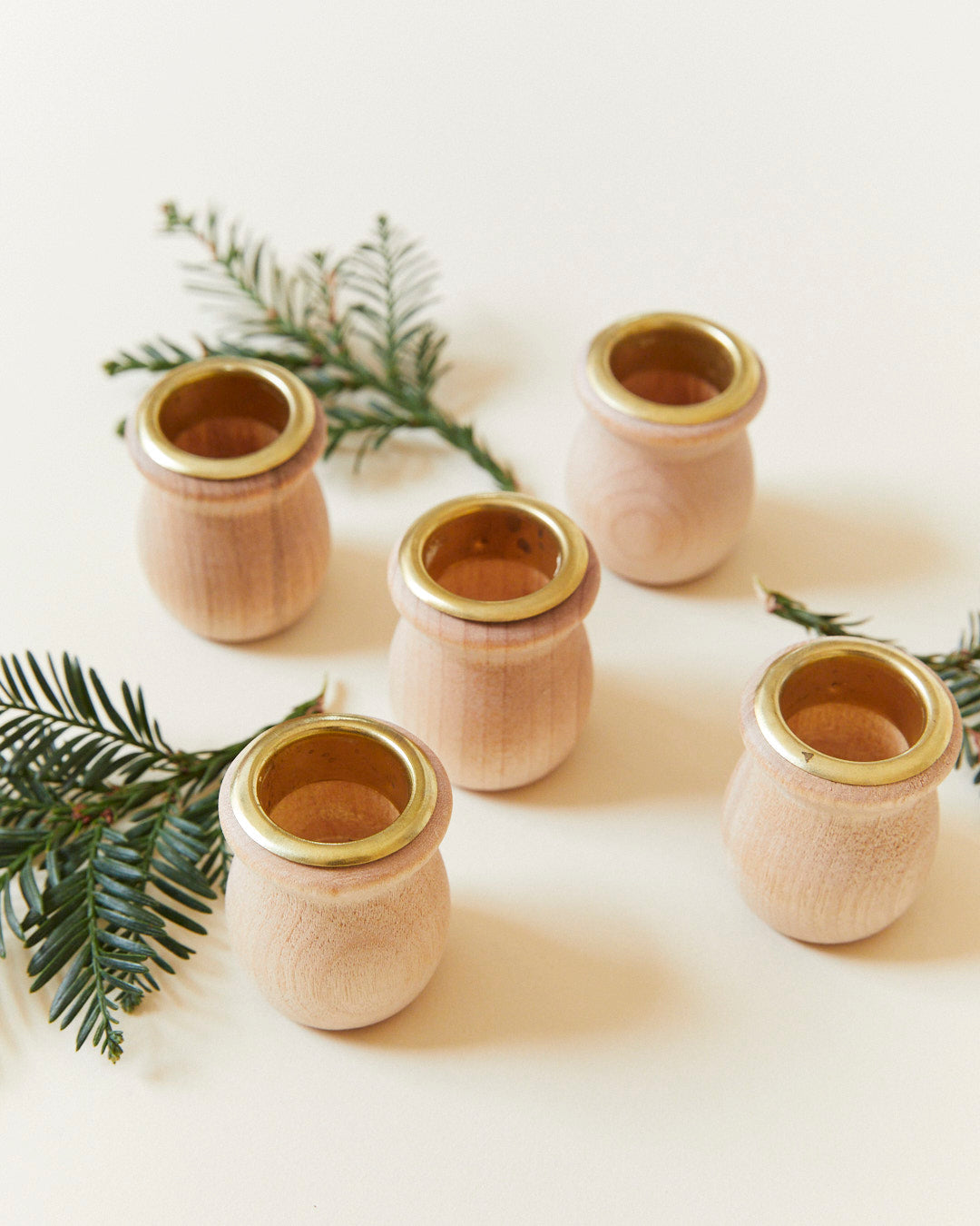 Wooden Advent Candle Holders