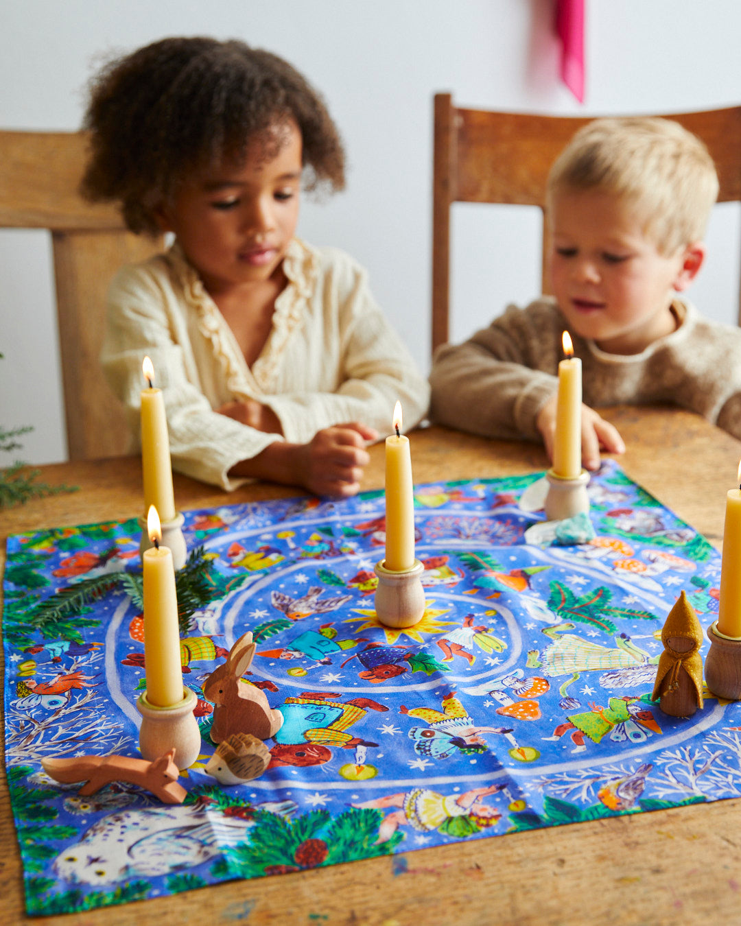 Mini Advent Playsilks Illustrated By Phoebe Wahl