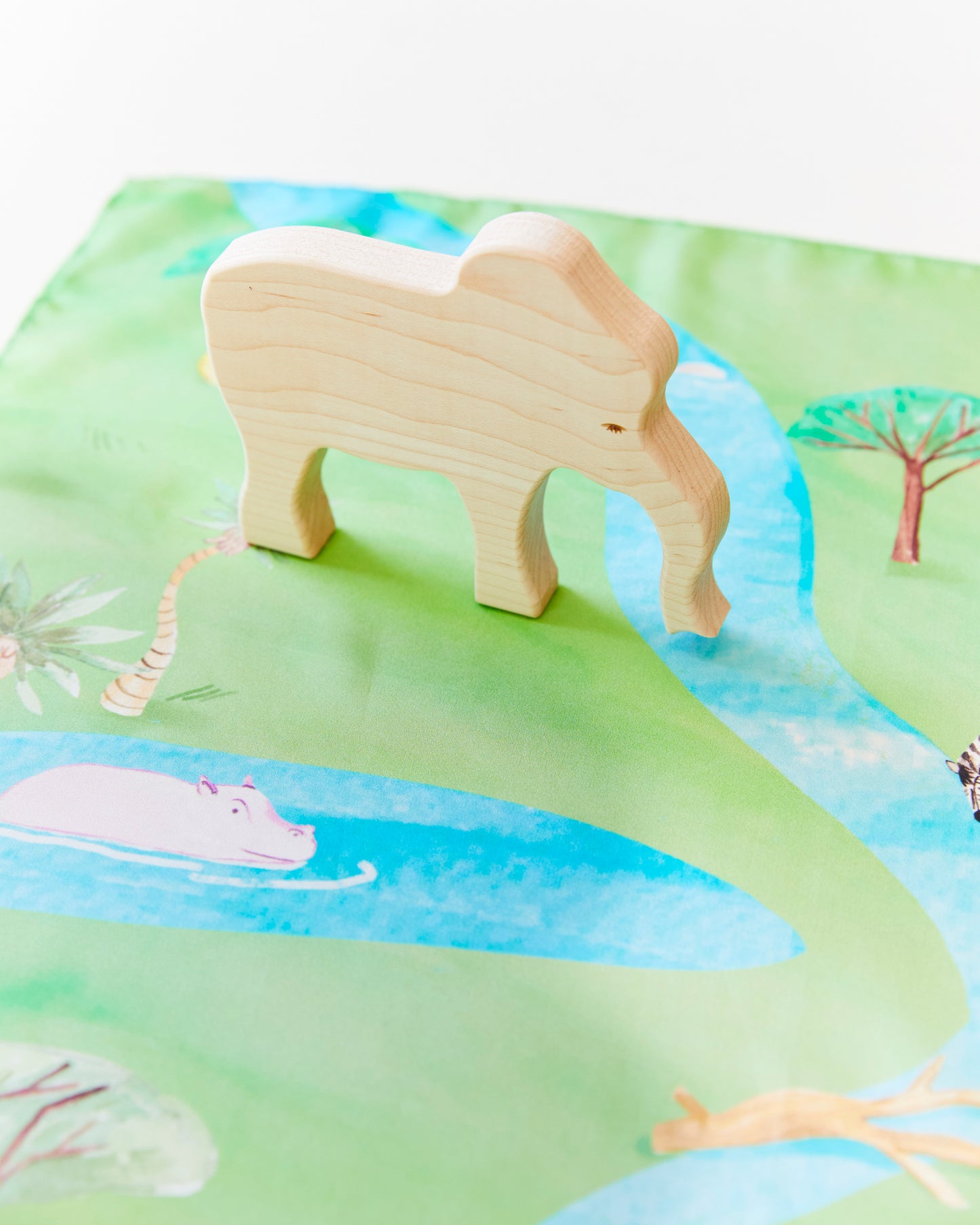 Large Wooden Elephant