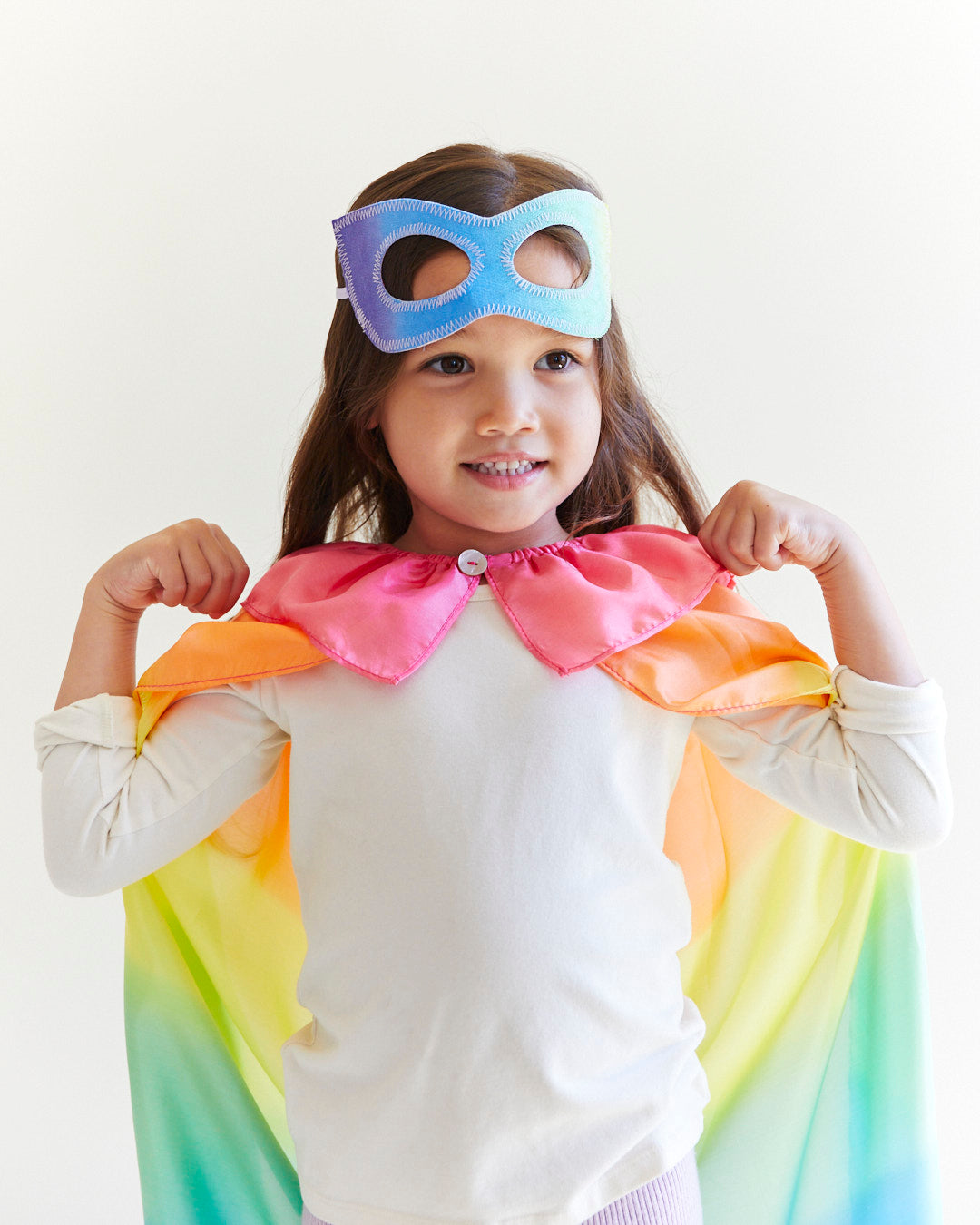 Rainbow Silk Mask