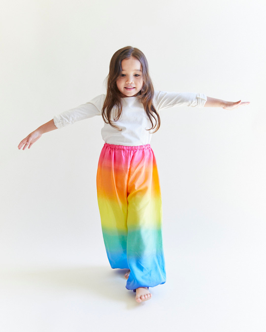 Rainbow Silk Pants