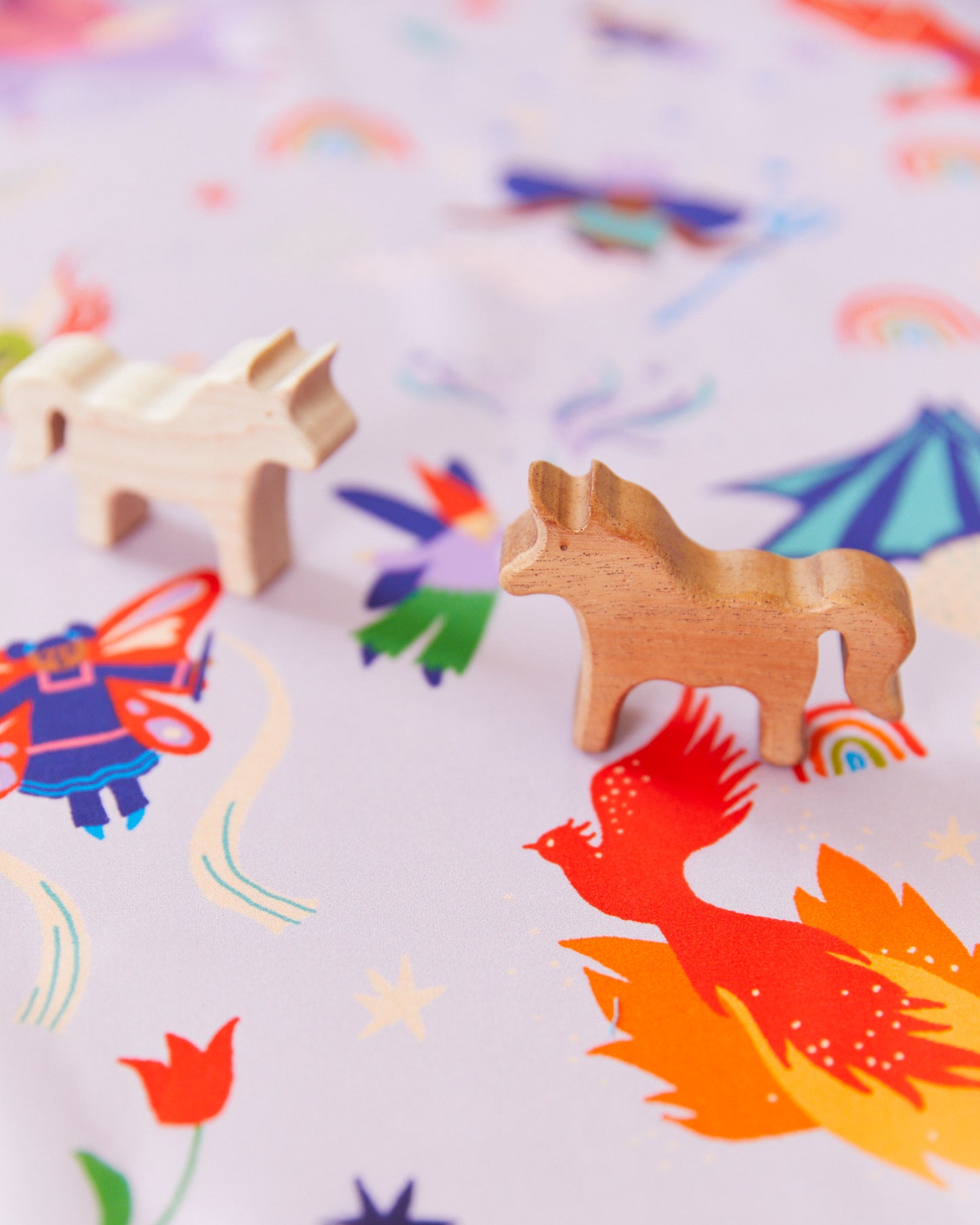 Mahogany Wooden Unicorn
