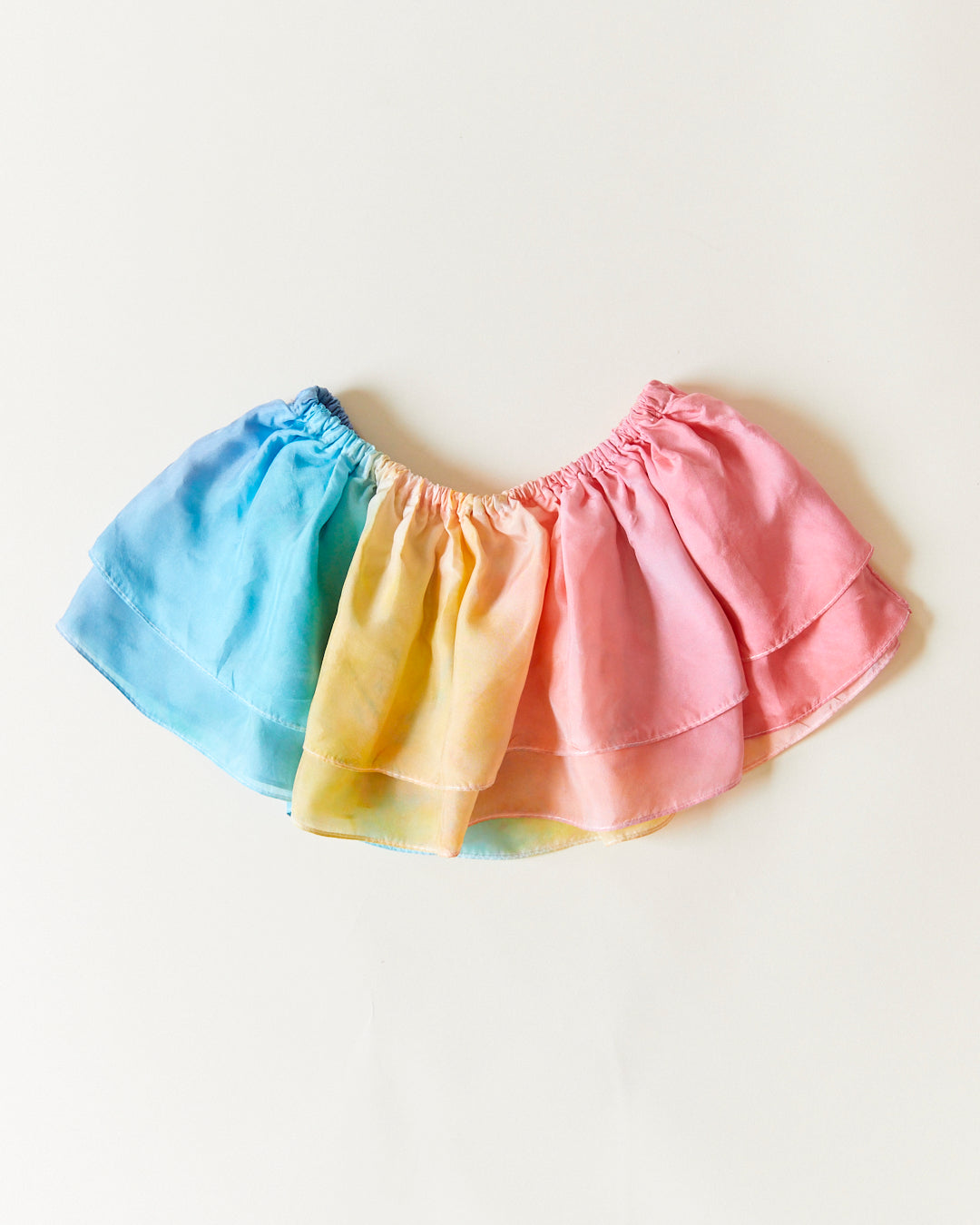 White Silk Tutu For Dyeing