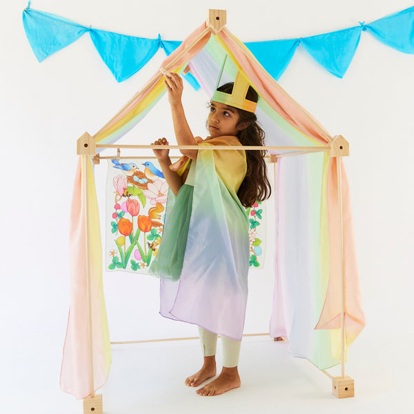 Double Soft Rainbow Playfort Kit – Sarah's Silks