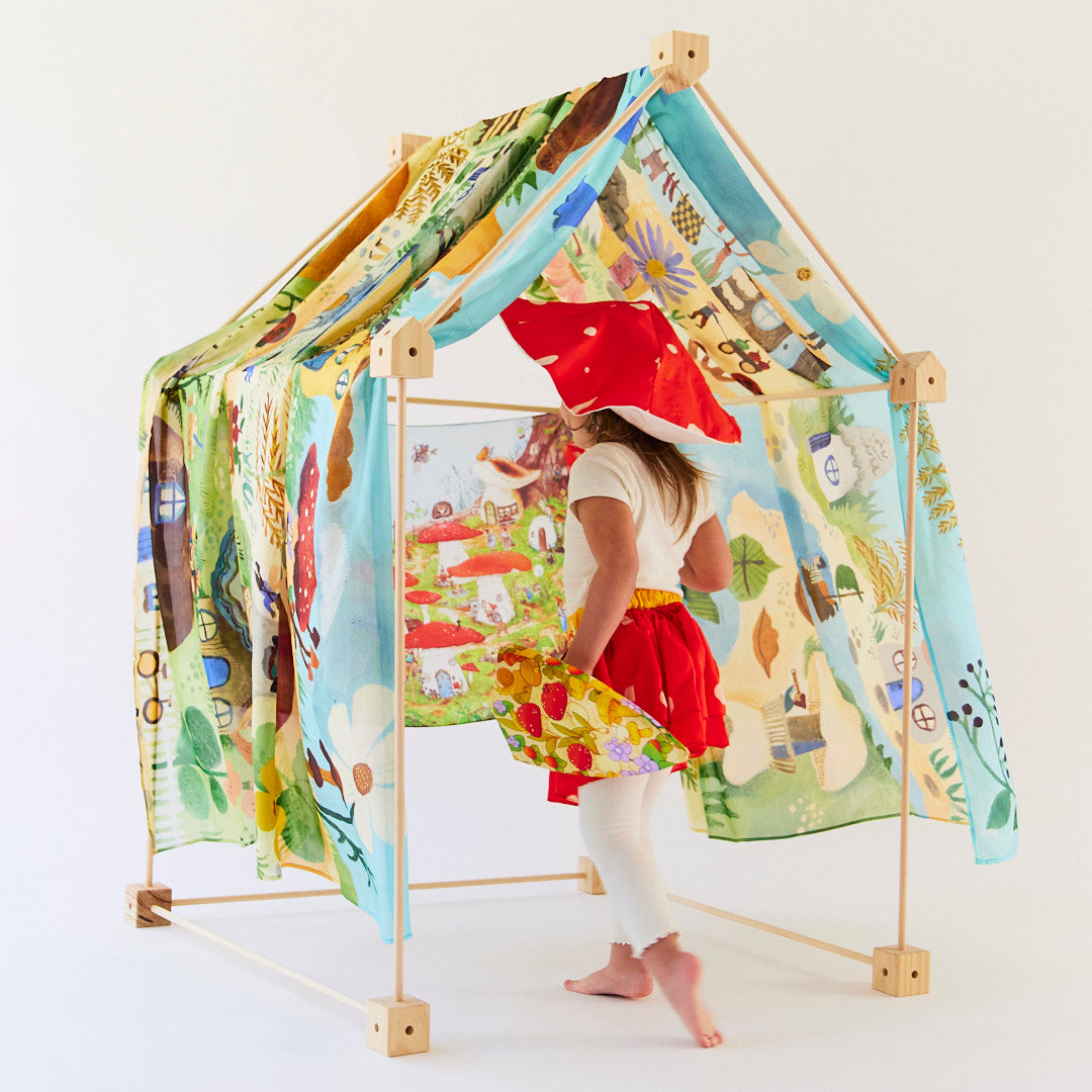 Double Mushroom Playfort – Sarah's Silks