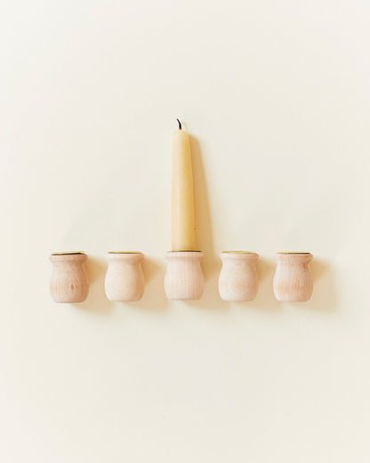 Wooden Advent Candle Holders