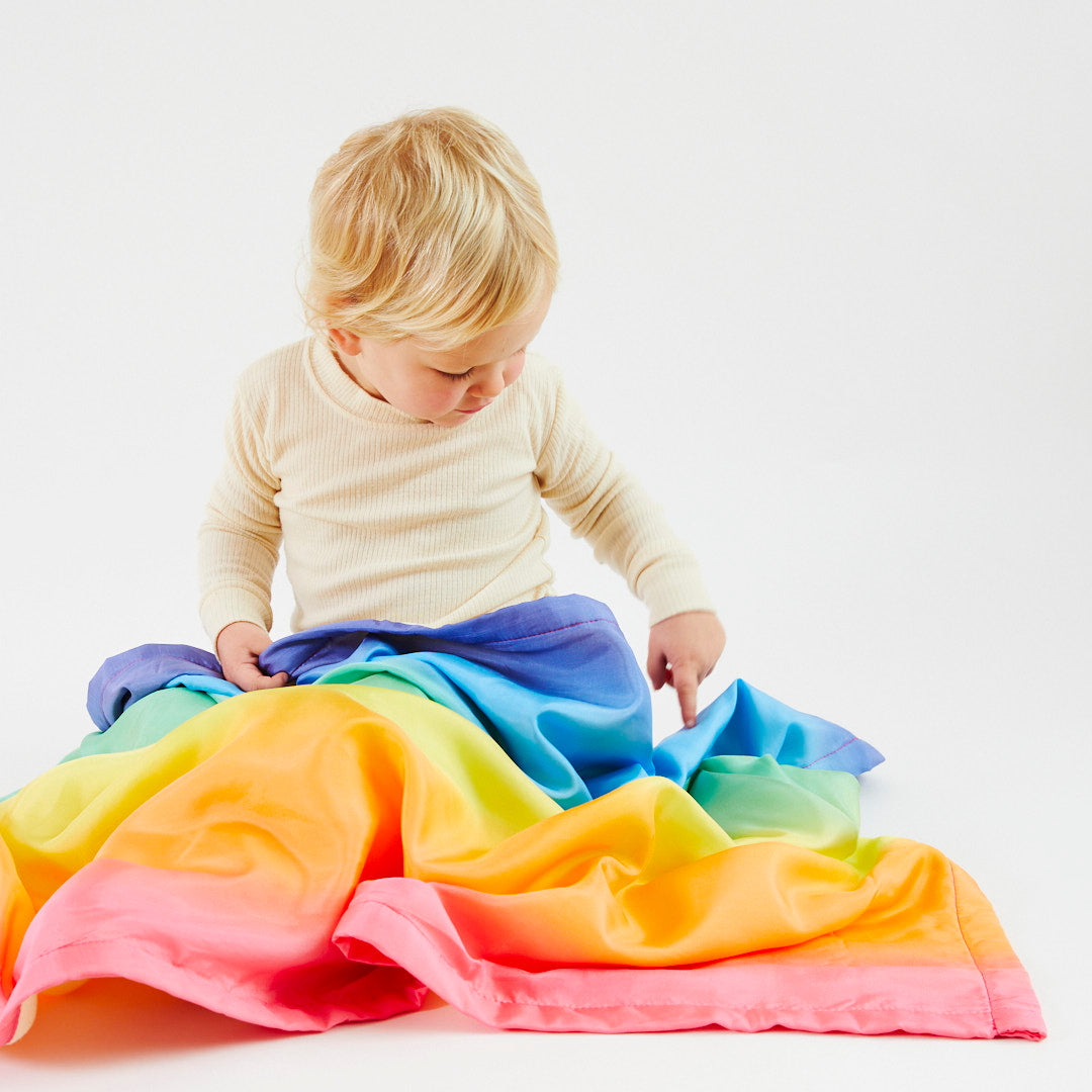 Rainbow Blanket Tweedmill Rainbow Stripe Wool Blanket Throw