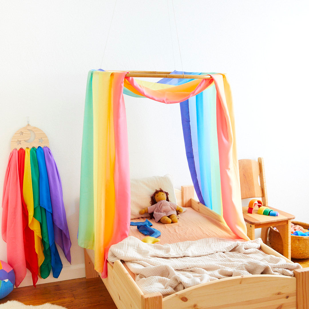 Sarah's Silks Double Rainbow Playsilk