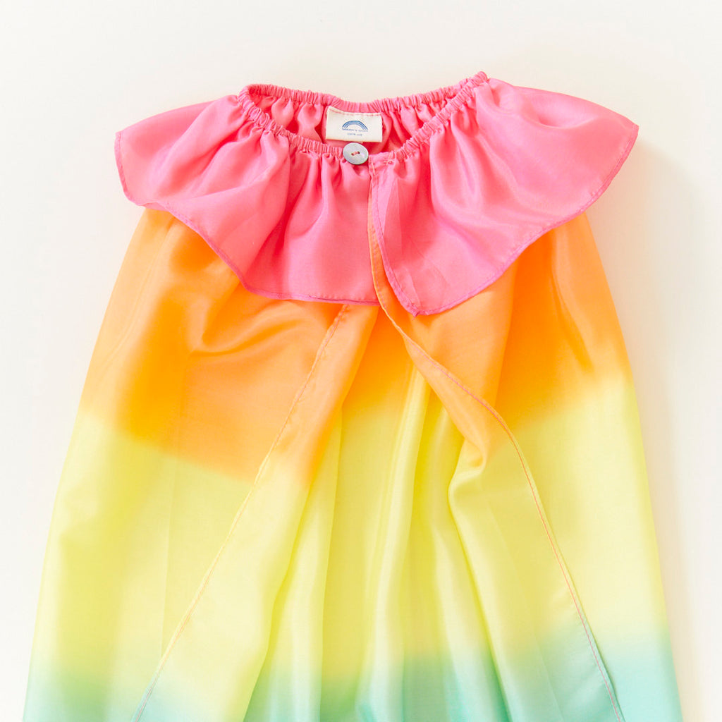 Rainbow Cape, Peter Pan Costume, Waldorf Silk Dress-up Costumes – Sarah ...