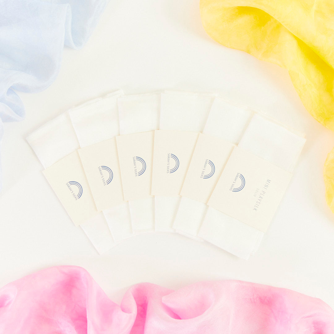 Mini White Playsilk Pack For Dyeing – Sarah's Silks