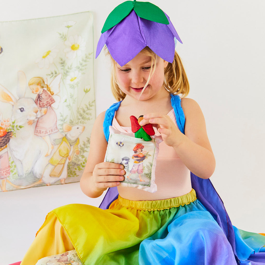 green emerald velvet dress SARAH'S SILKS Dress Up Set, Fairy Princess – Noah's Toys main image 1