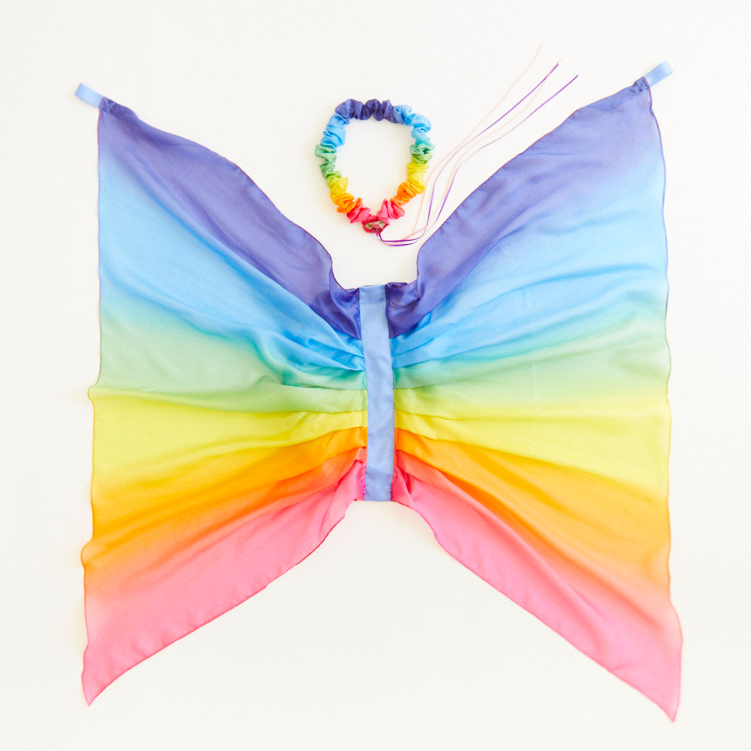 Sarah's Silks Rainbow Fairy Costume for Kids