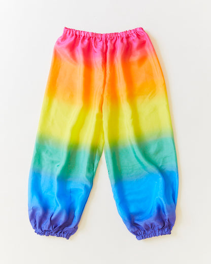 Rainbow Silk Pants