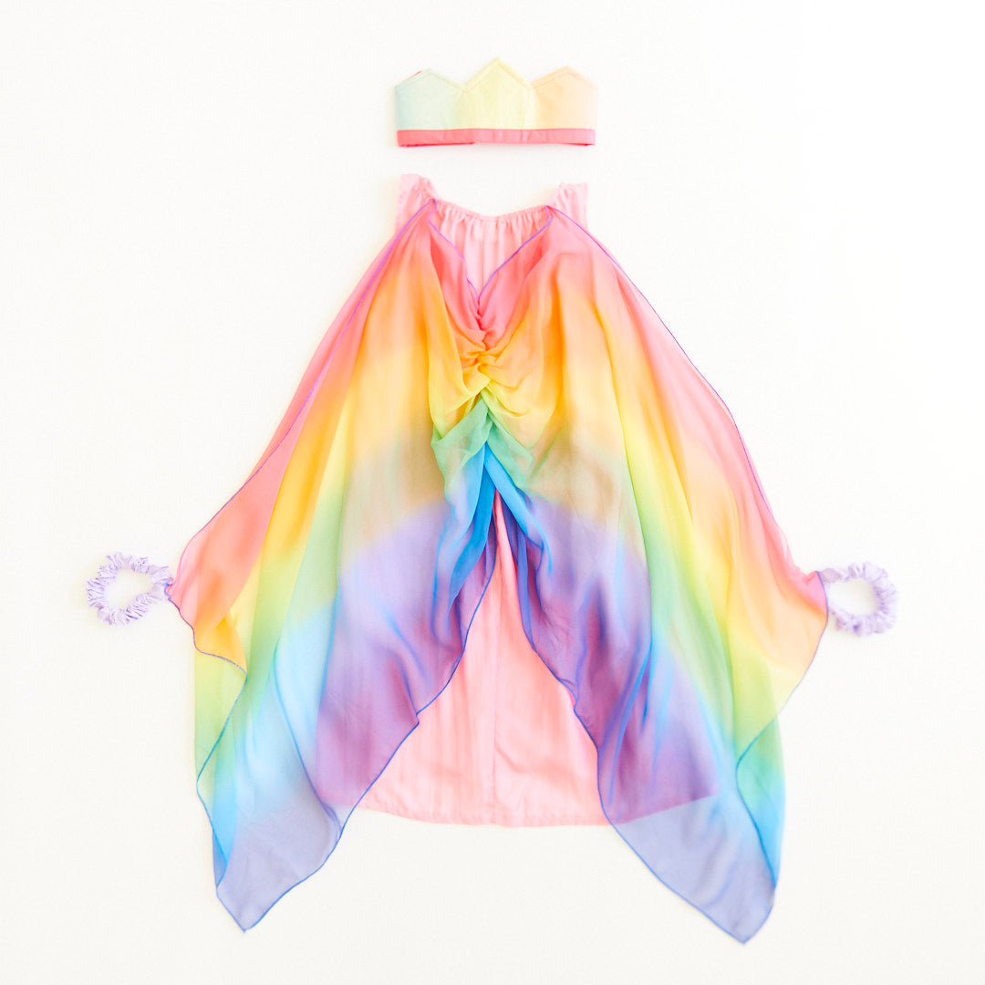 Pink Rainbow Fairy Costume Sarah's Silks Pink Rainbow Fairy Costume Sarah's Silks