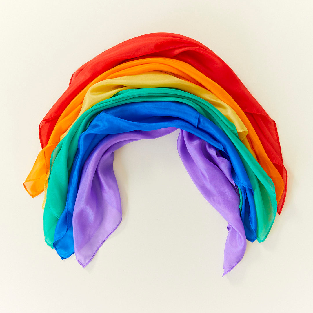 Mini Playsilks | Order Colorful Children's Mini Play Silks from