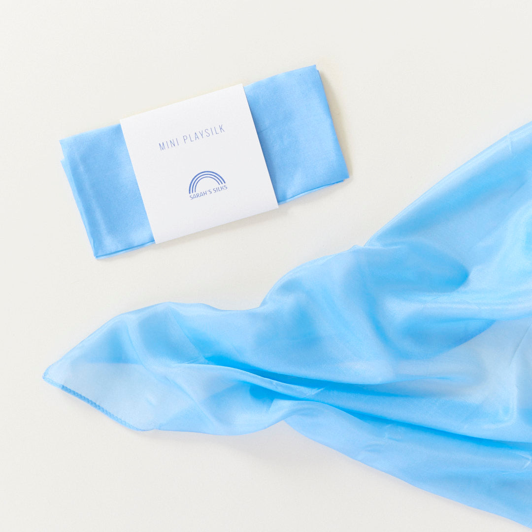 【新品・未使用】Sarah's Silks ミニプレイシルク・ディスプレイ Mini Playsilks | Order Colorful Children's Mini Play Silks from