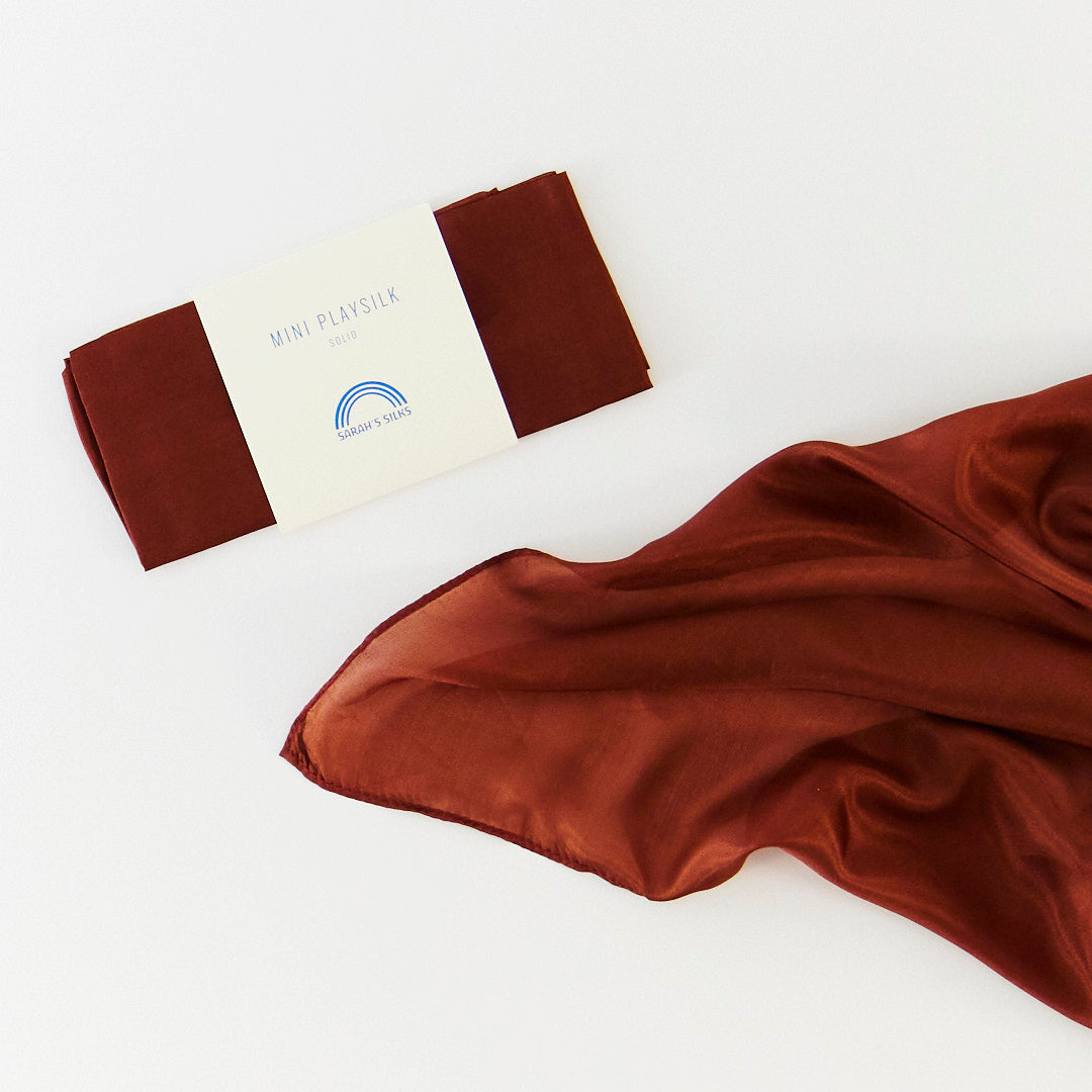 【新品・未使用】Sarah's Silks ミニプレイシルク・ディスプレイ Mini Playsilks | Order Colorful Children's Mini Play Silks from