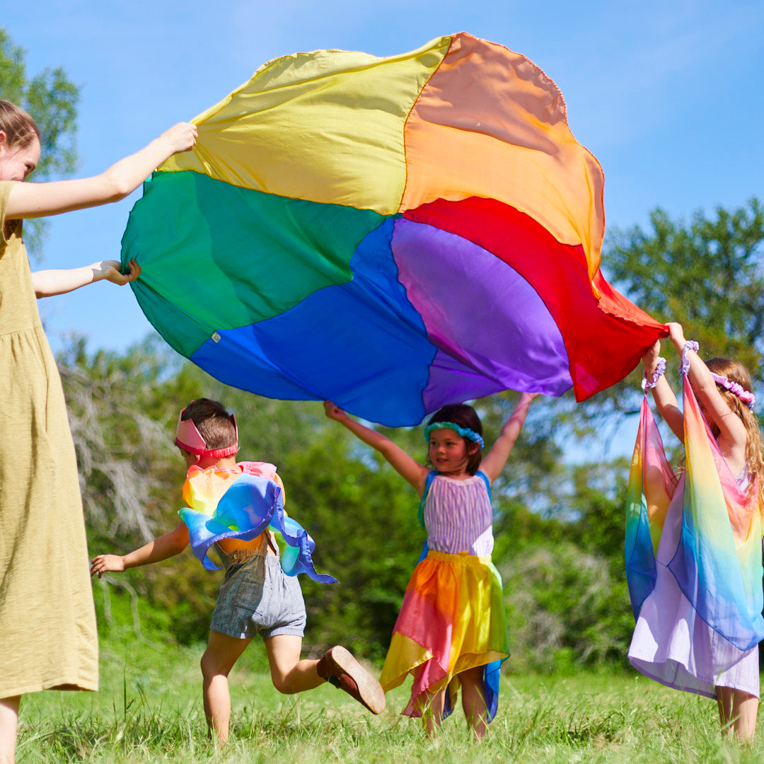 GSI Kids Play Parachute Arc-en-Parachute Toy Gae Tente pour Les GSI Kids Play Parachute Arc-en-Parachute Toy Gae Tente pour Les