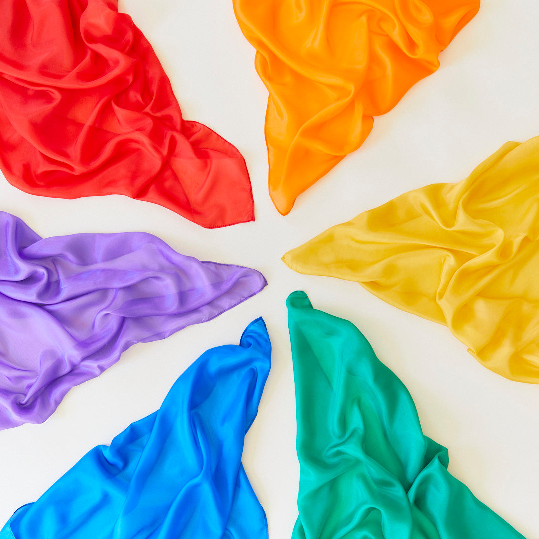 お値下げ！sarahssilks 基本色4色セット Playsilk Sets – Sarah's Silks