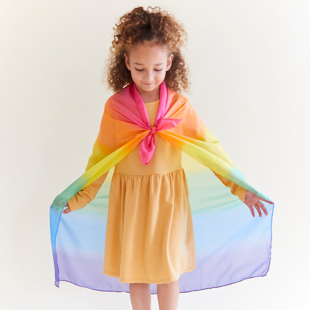 Rainbow Enchanted Playsilk | Shop Sarah's Silks