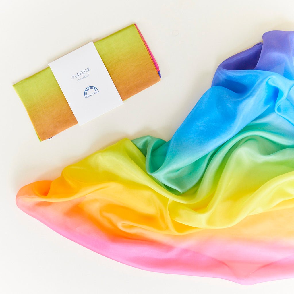 Rainbow Enchanted Playsilk | Shop Sarah's Silks
