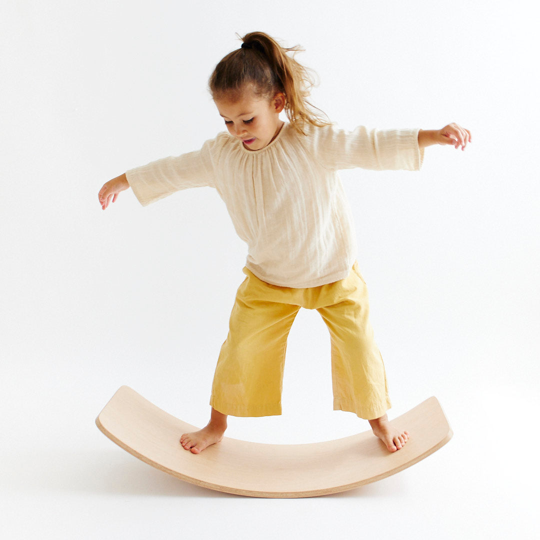 Wavee Board Waldorf Kids Balance Board Wooden Wobble Board