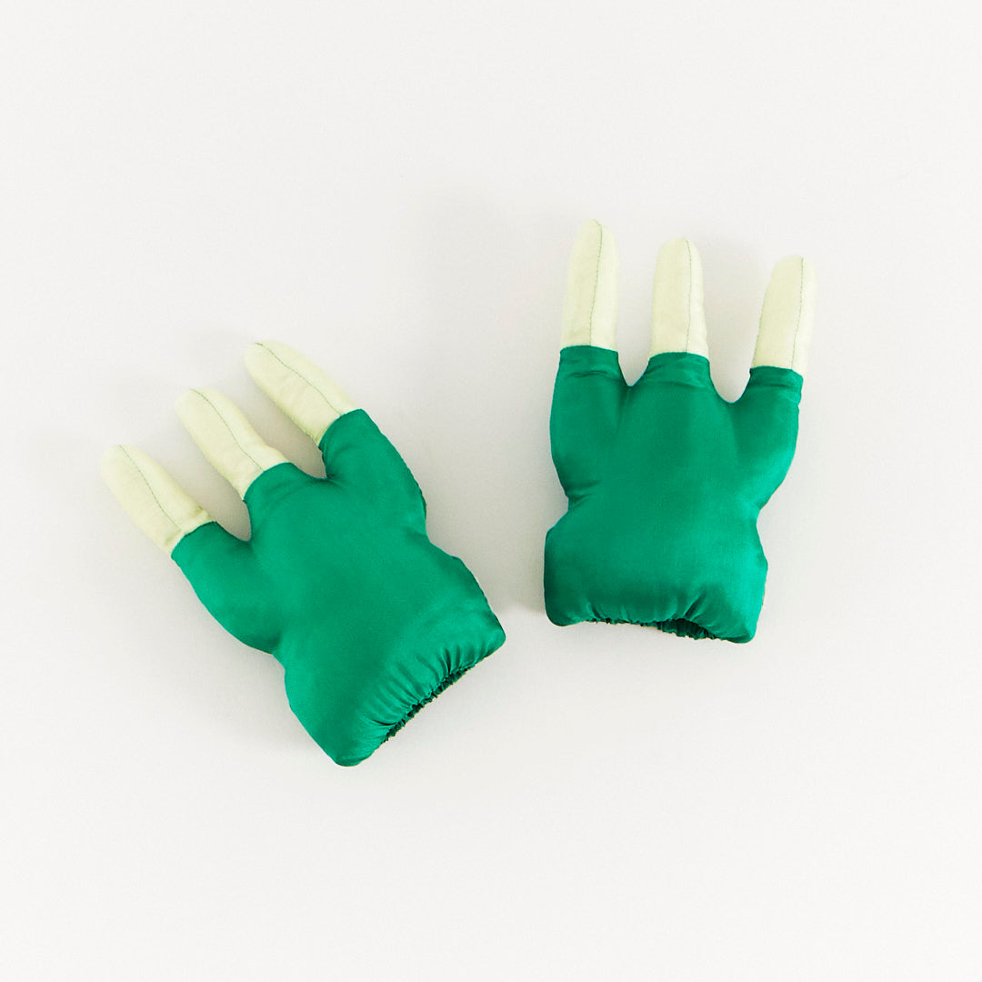 carex dino handschuhe Green Dinosaur Claws