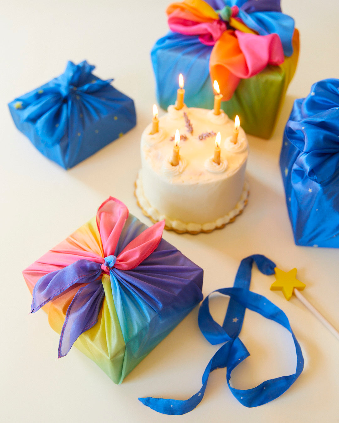 Mini Rainbow Playsilk Party Favor Pack